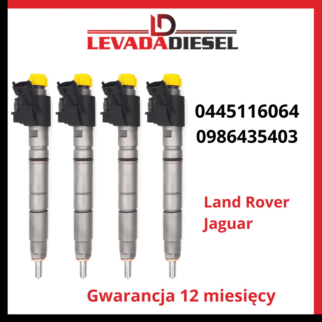 Regenerowany wtryskiwacz 0445116064, 0986435403 LAND ROVER JAGUAR