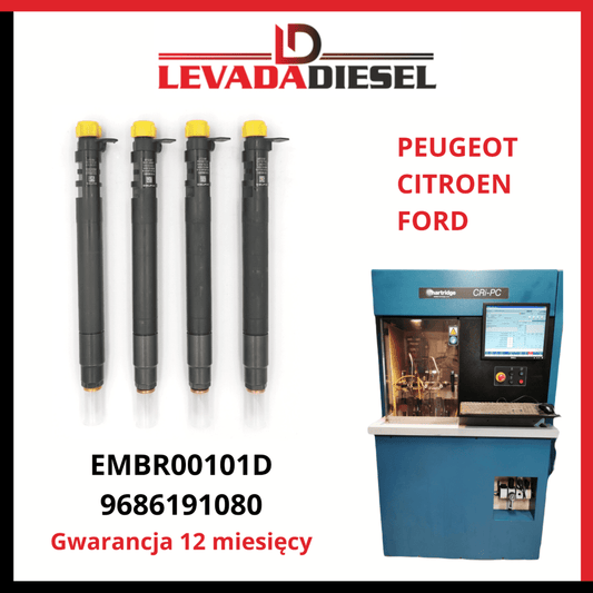 Regenerowany wtryskiwacz Delphi EMBR00101D, 9M5Q9F593BA FORD