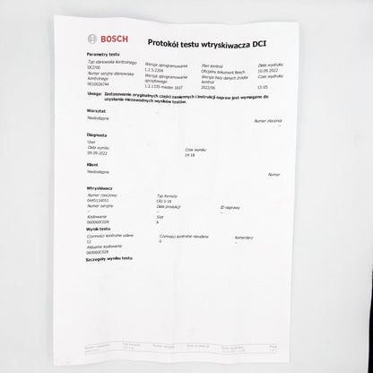 Regenerowany wtryskiwacz 0445116051, CH2Q-9K546-AA CITROEN