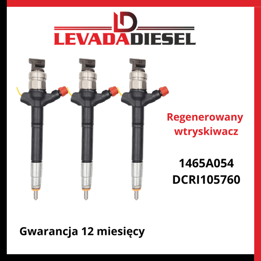 Regenerowany wtryskiwacz Denso 1465A054, DCRI105760 MITSUBISHI