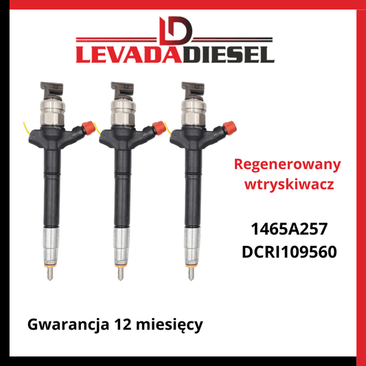 Regenerowany wtryskiwacz Denso 1465A257, DCRI109560 MITSUBISHI