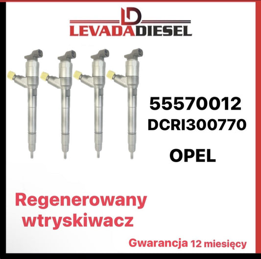 Regenerowany wtryskiwacz Denso 55570012  DCRI300770 OPEL