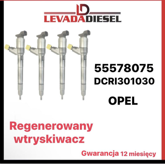 Regenerowany wtryskiwacz Denso 55578075  DCRI301030 OPEL