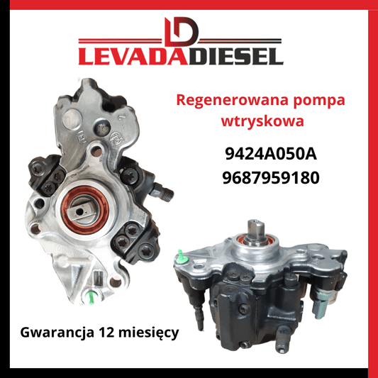 Regenerowana pompa wtryskowa 9424A050A, 9687959180 CITROEN, PEUGEOT, FORD, FIAT
