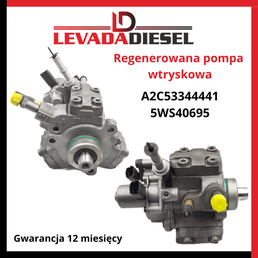 Regenerowana pompa wtryskowa A2C53344441, 5WS40695 FORD