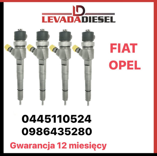 Regenerowany wtryskiwacz 0445110524, 55246223 OPEL, FIAT