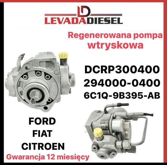 Regenerowana pompa wtryskowa DCRP300400, 294000-0400, 6C1Q-9B395-AB