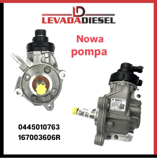 Nowa pompa wtryskowa 0445010763, H8201636340, 167003606R Renault, Nissan