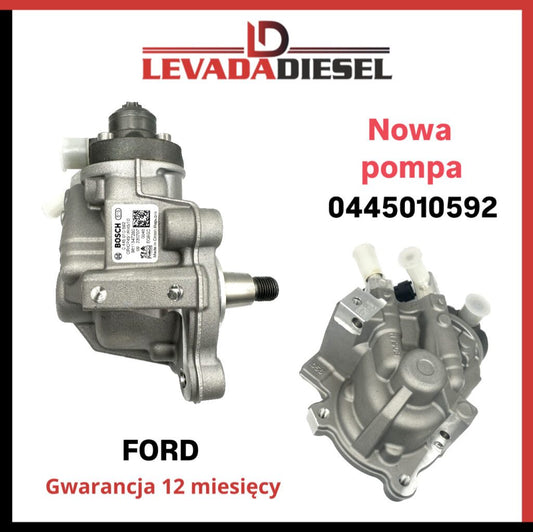 Nowa pompa wtryskowa 0445010592, 0445010591, 0986437446, FM5Q9A543AA, 1869454 FORD