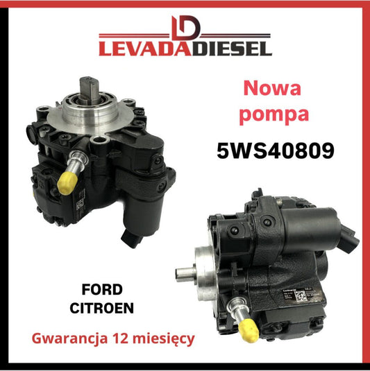 Nowa pompa 5WS40809, 3M5Q9A543BD, 5WS40019Z, A2C20000598, A2C59511600 CITROEN, PEUGEOT
