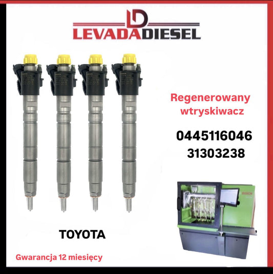 Regenerowany wtryskiwacz 0445116046, 31303238 VOLVO