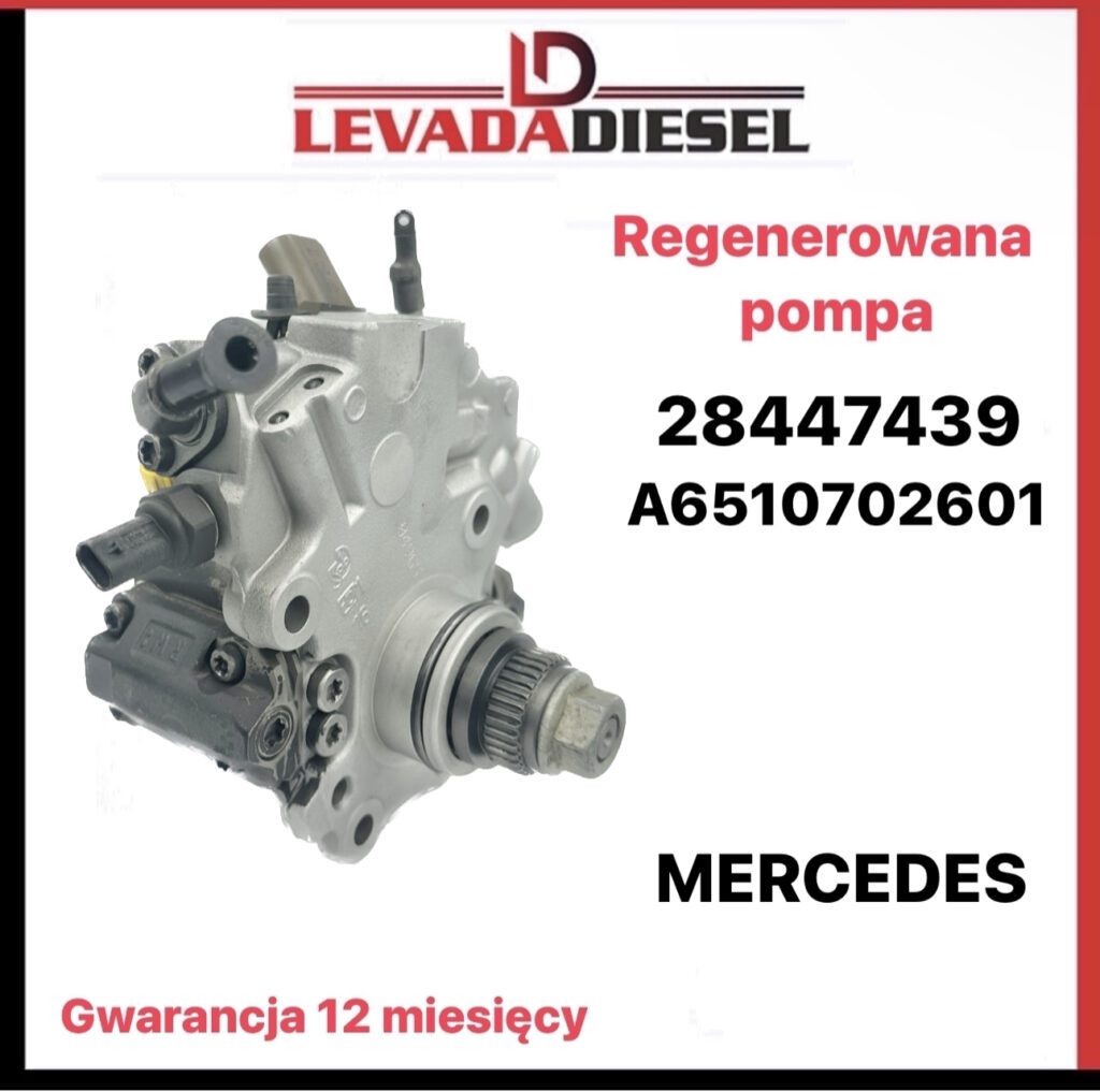 Remanufactured injection pump 28447439, 28257495, A6510702601 MERCEDES-BENZ