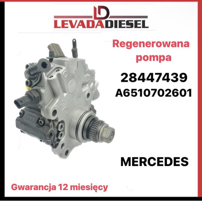 Remanufactured injection pump 28447439, 28257495, A6510702601 MERCEDES-BENZ