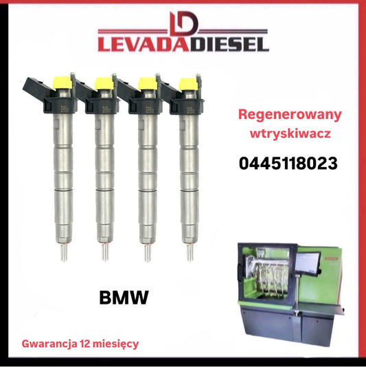 Regenerowany wtryskiwacz Bosch 0445118023, 857156503 BMW