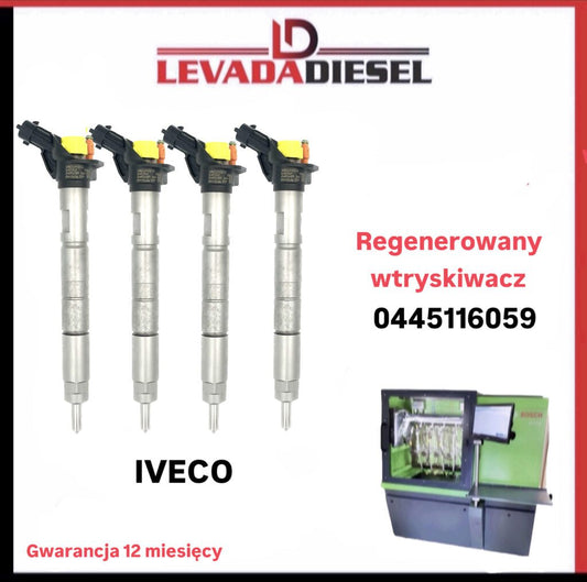Regenerowany wtryskiwacz Bosch 0445116059, 5801540211 FIAT IVECO