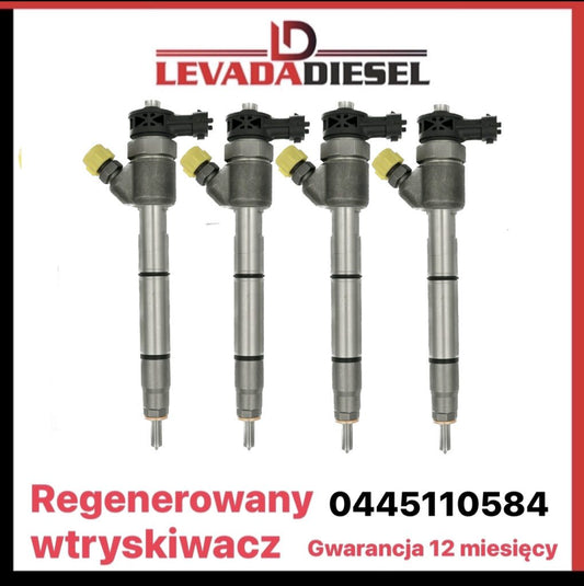 Regenerowany wtryskiwacz Bosch 0445110584, 33800-2F610 KIA
