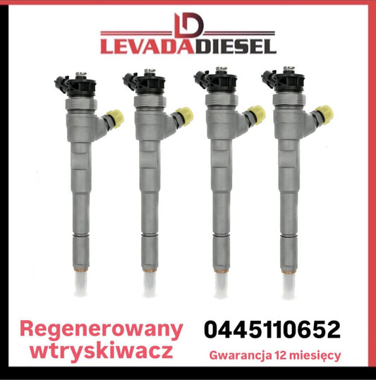Regenerowany wtryskiwacz 0445110652, 8201453073 RENAULT