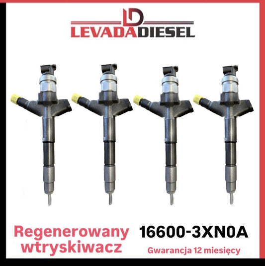 Regenerowany wtryskiwacz Denso 166003XN0A, 16600-3XN0A, 295050-1060, DCRI301060 Nissan