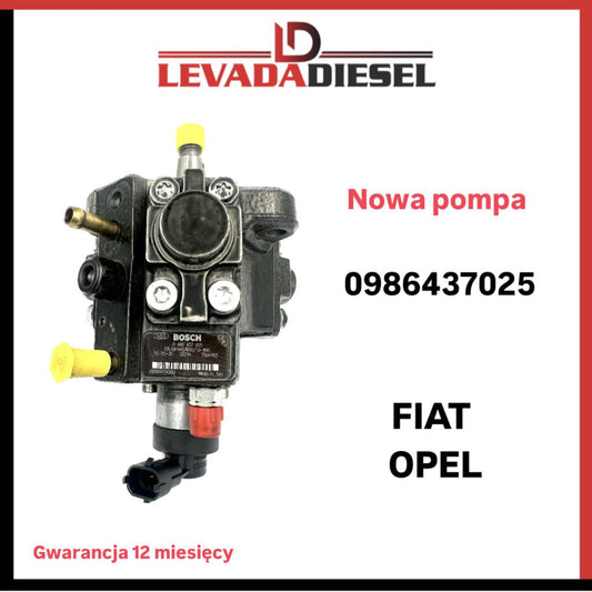 Nowa pompa wtryskowa 0445010156, 0986437025 OPEL FIAT SAAB SUZUKI