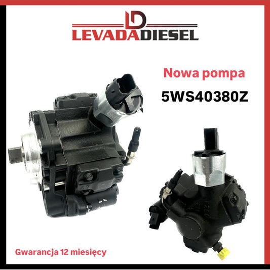 Nowa pompa 5WS40380, 3M5Q9A543BD, 5WS40019Z, A2C20000598, A2C59511600 CITROEN, PEUGEOT