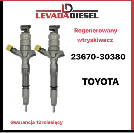 Regenerowany wtryskiwacz Denso 23670-30380, 295050-0820 TOYOTA
