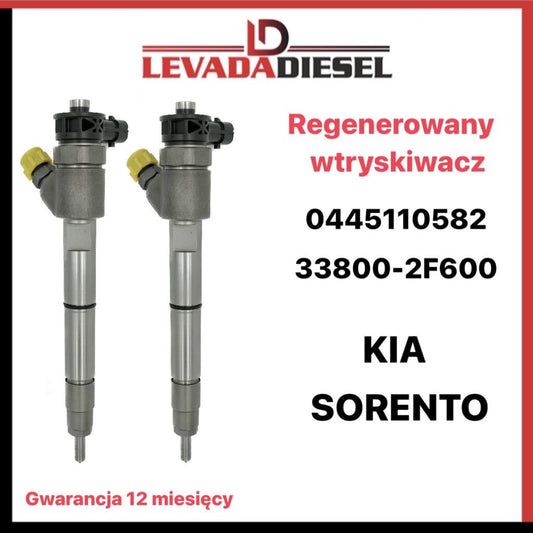 Regenerowany wtryskiwacz Bosch 0445110582 Kia Sorento