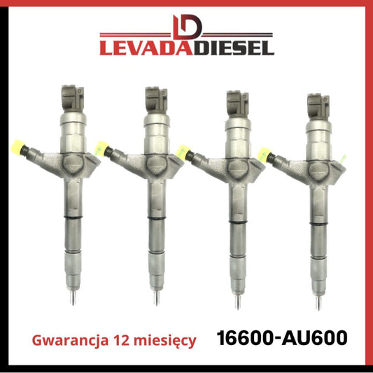 Regenerowany wtryskiwacz DENSO 16600AU600, 16600-AU600, DCRI100880, 098000-0880 NISSAN na nowych rozpylaczach