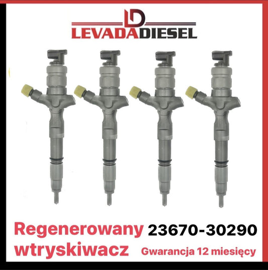 Regenerowany wtryskiwacz Denso 23670-30290, DCRI107820 TOYOTA