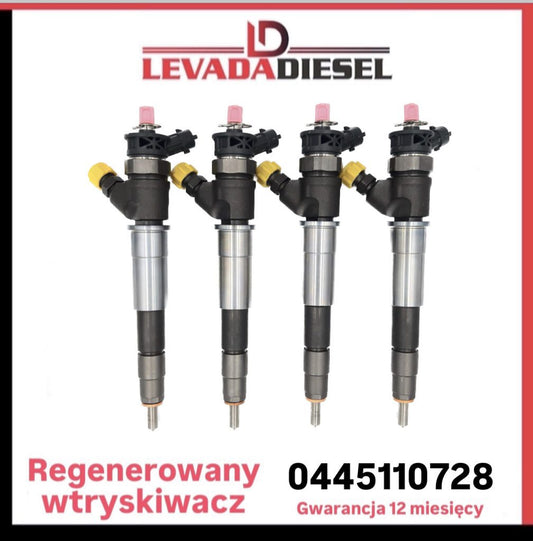 Regenerowany wtryskiwacz 0445110728, 166003355R RENAULT