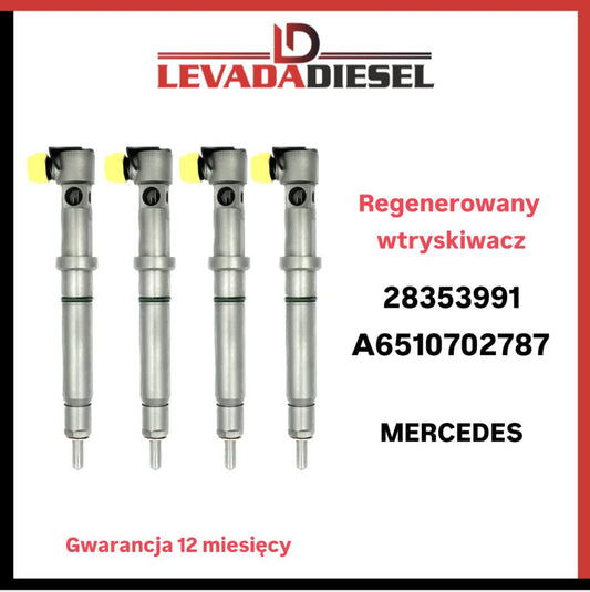 Regenerowany wtryskiwacz 28353991, A6510702787 MERCEDES