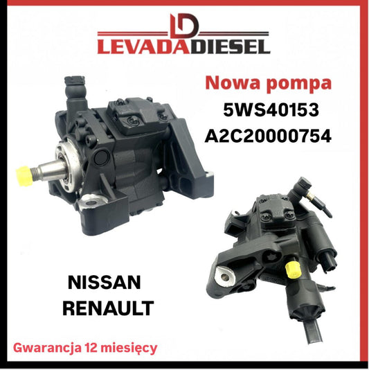 Nowa pompa 5WS40153, A2C20000754 RENAULT, NISSAN