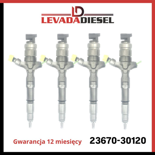 Regenerowany wtryskiwacz Denso 23670-30120, DCRI107820 TOYOTA