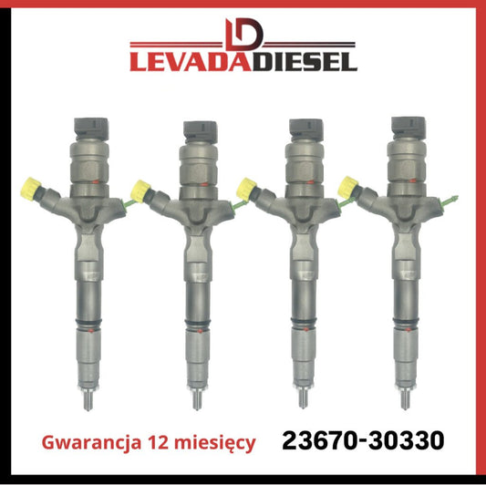 Regenerowany wtryskiwacz Denso 23670-30330, DCRI107840 TOYOTA
