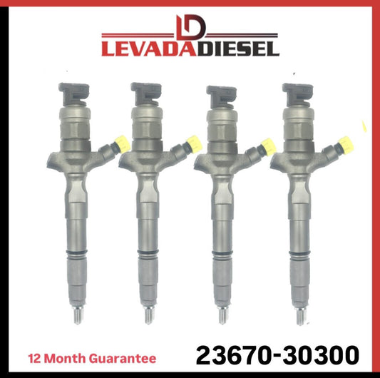 Regenerowany wtryskiwacz Denso 23670-30300, DCRI107760 TOYOTA