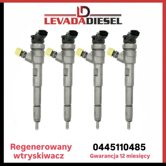 Regenerowany wtryskiwacz Bosch 0445110485, H8201108033 NISSAN RENAULT