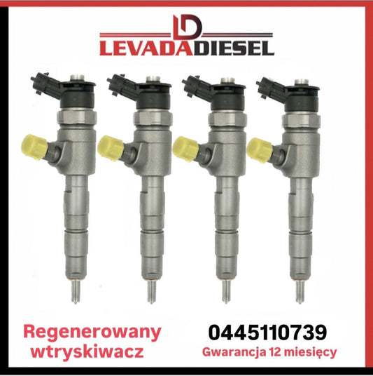 Regenerowany wtryskiwacz 0445110739 Citroen Peugeot Ford Opel