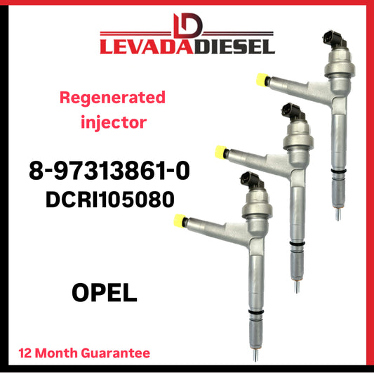Regenerowany wtryskiwacz 8-97313861-0, 8973138610, DCRI105080, 97313861, 095000-5085