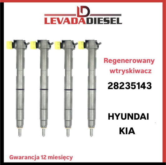 Regenerowany wtryskiwacz 28235143, 28540276, 28297167, 33800-2A760, 33800-2A790, 338002A780 HYUNDAI, KIA