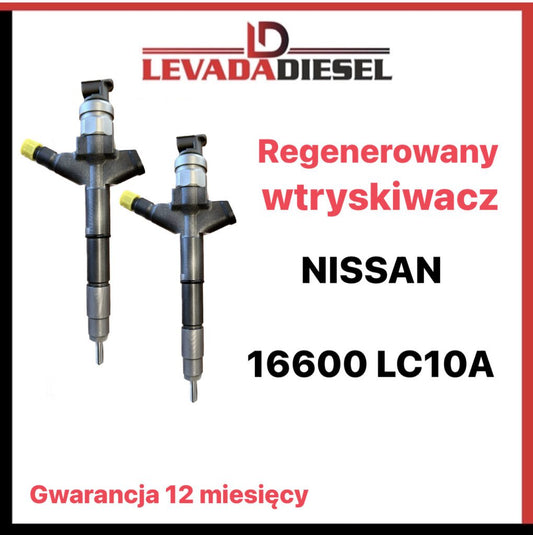 Regenerowany wtryskiwacz 16600-LC10A, 16600LC10A, 16600-LC10B NISSAN, RENAULT