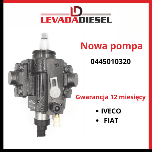 Nowa pompa wtryskowa 0445010320 IVECO FIAT PEUGEOT